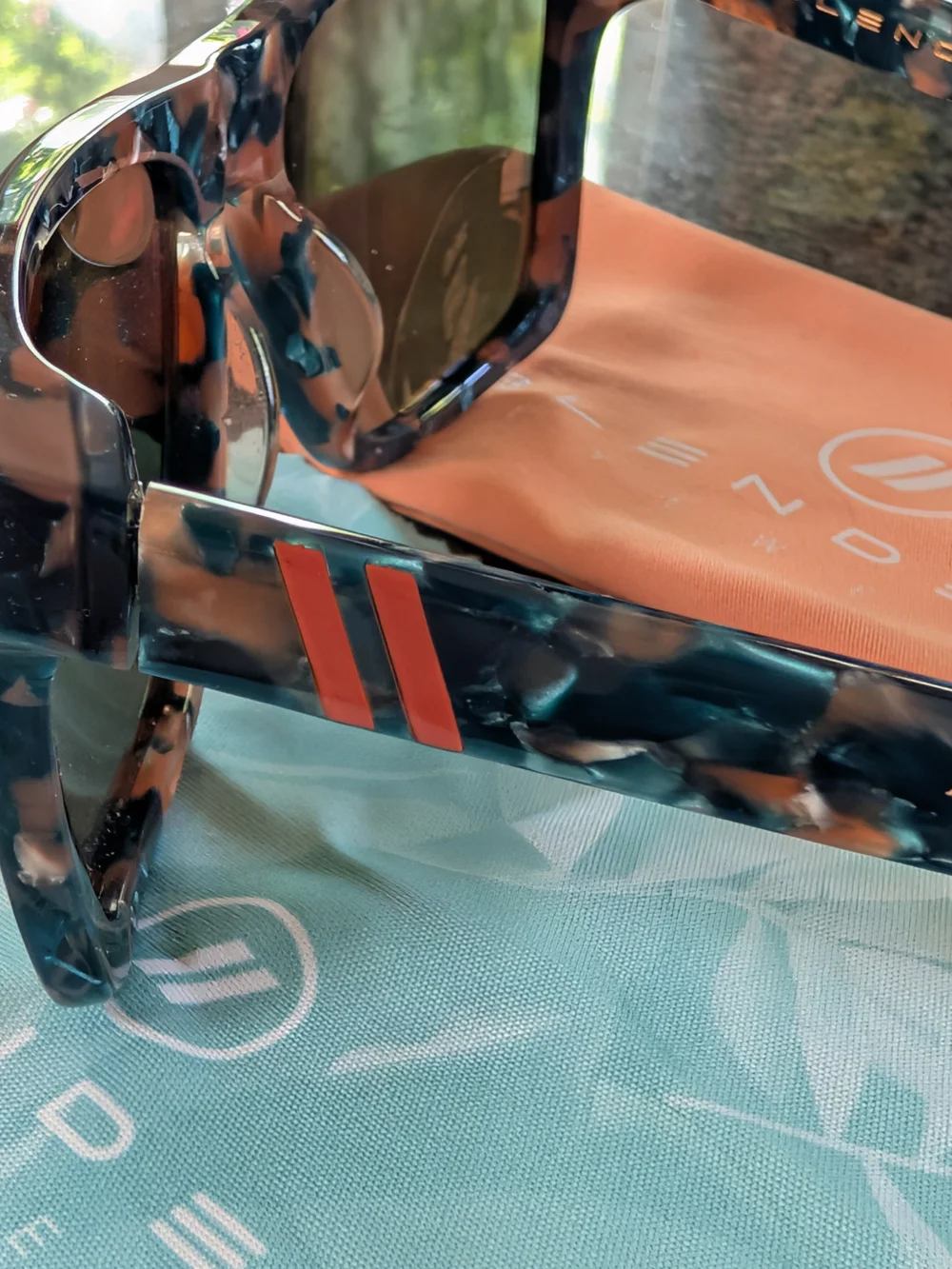 Blenders Teal And Coral Sunglasses with Copper Mirror Lenses
